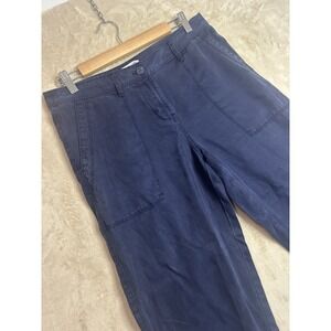 Tommy Bahama Women's 6 Blue Capris Tencel Lyocell Lightweight Soft